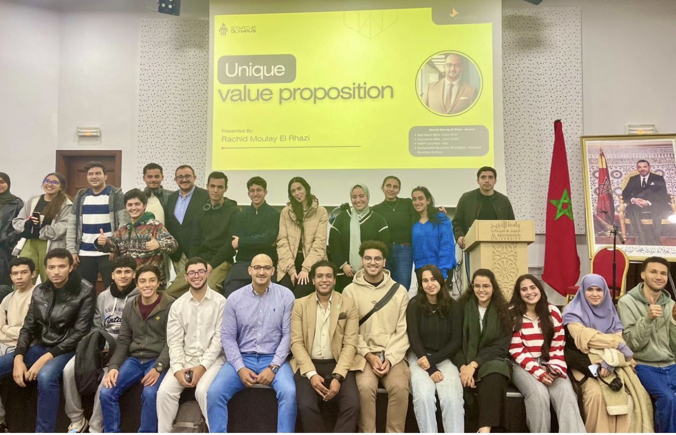 Guest speaker session at Al Akhawayn University